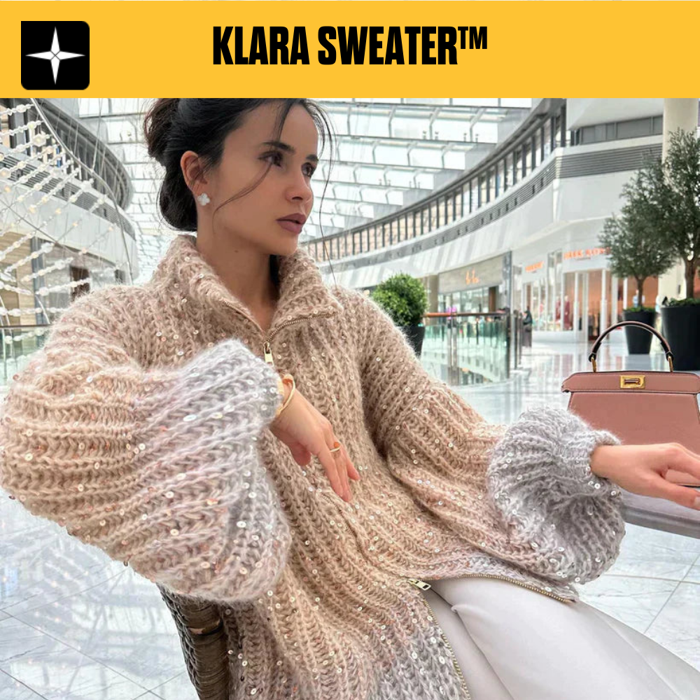 Klara Sweater™ | Hohdokas paita säihkyvään talviloistoon