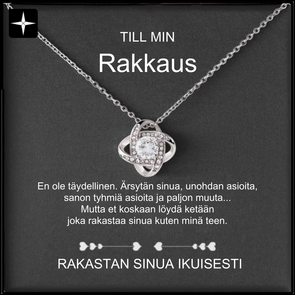 ForeverRose™ | Sydämenmuotoinen laatikko kaulakorulla | Rakkaalleni